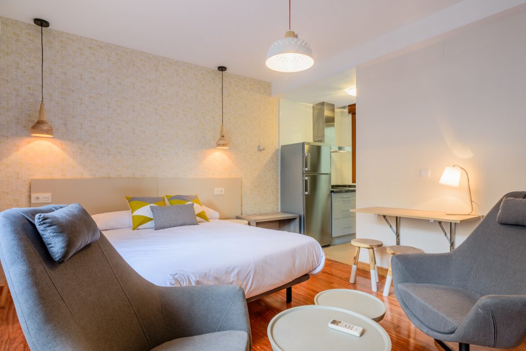 reportaje de fotografía de arquitectura e interiores para apartamento turístico