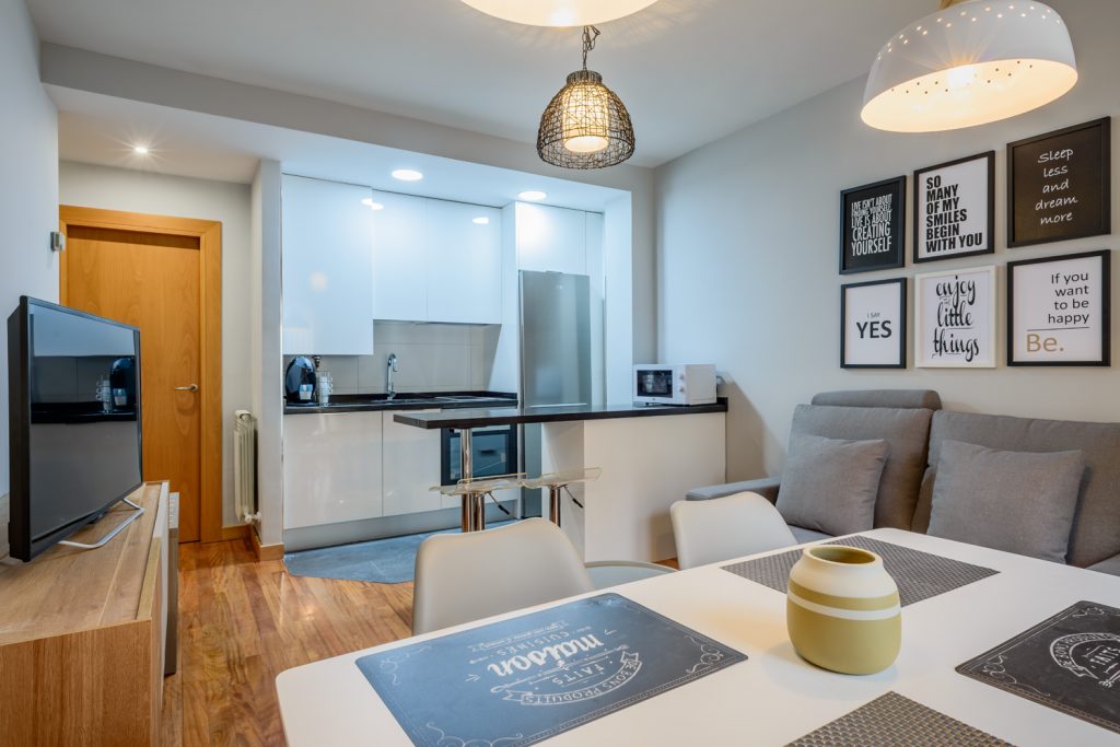 reportaje de fotografía de arquitectura e interiores para apartamento turístico