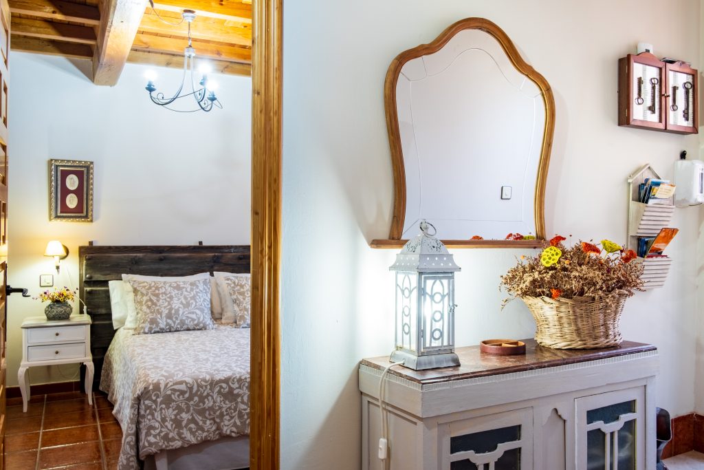 Dormitorio de matrimonio en Casa Rural Obdulia.